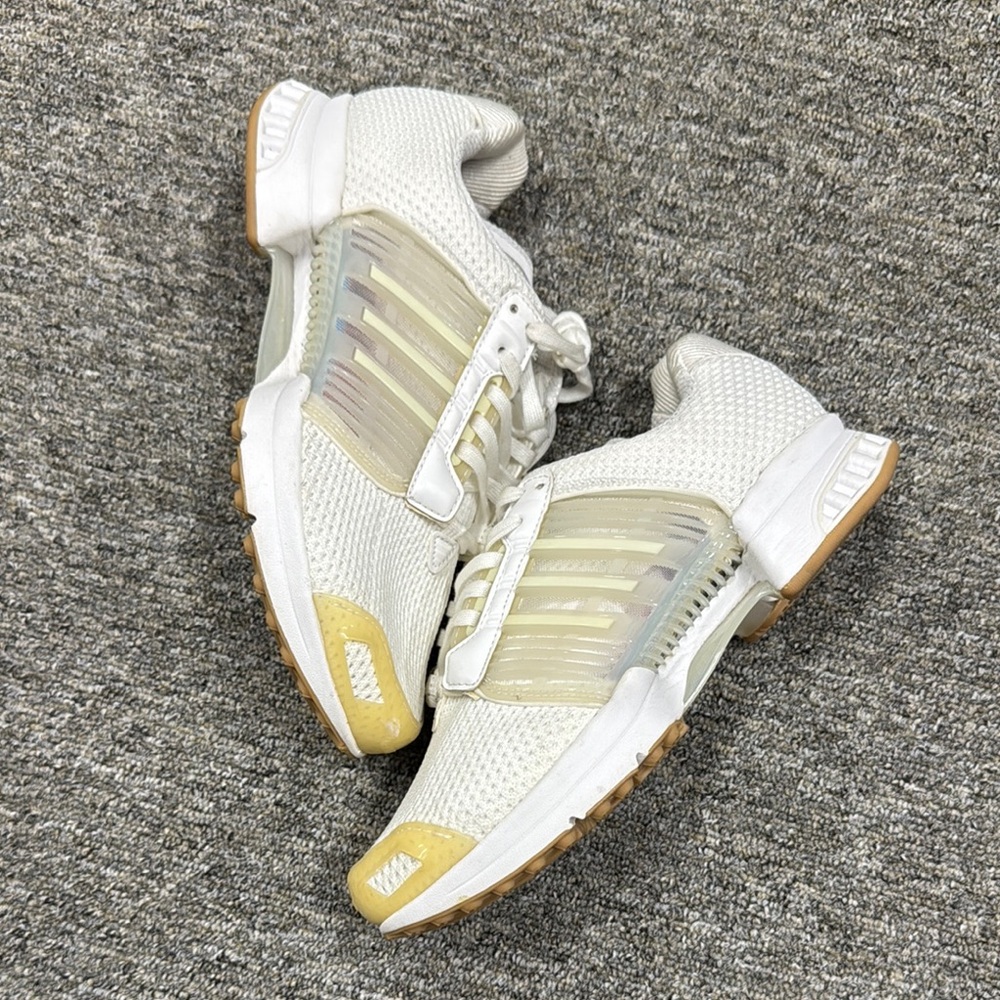 adidas White and Tan Athletic Shoes